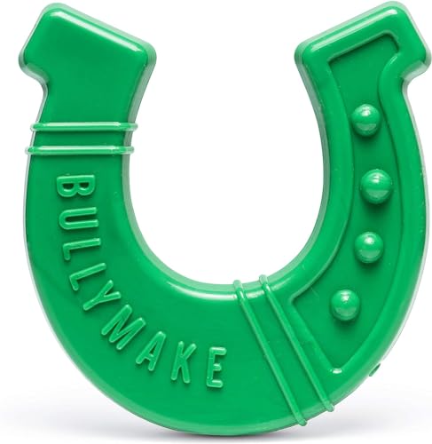 Bullymake Nylon-Hufeisen-Kauspielzeug für Hunde – Langlebiges Hundespielzeug für Aggressive Kauer von BULLYMAKE