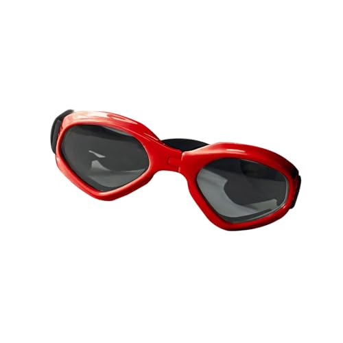 Rdxanc Faltbare Hunde-Sonnenbrille für den Außenbereich, winddicht, wasserdicht, Haustieraugenbrille für kleine Hunde, mit verstellbarem Gummiband von Rdxanc