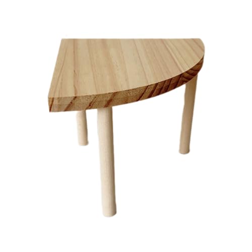 Rdxanc Hamster Leiter Spielzeug für Haustier Holz Plattform Eichhörnchen Käfig Eckspielzeug Zubehör Kleintier Kletterspielzeug von Rdxanc
