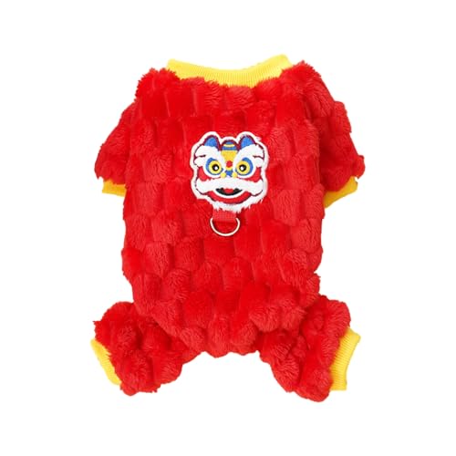 Rdxanc Hunde-Pelzmantel, festlich, ausgefallene Arbeit für Frühling, Festival, dicke Mäntel, Pullover, Winter-Hunde-Pyjama von Rdxanc