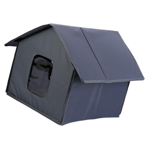 Rdxanc Isoliertes Katzenhaus für den Außenbereich, einfache Montage, für den Winter, wasserdicht, gemütliches Bett, großer faltbarer Unterschlupf Rdxanc Isoliertes Katzenhaus für den Außenbereich, einfache Montage, für den Winter, wasserdicht, gemütliches Bett, großer faltbarer Unterschlupf von Rdxanc