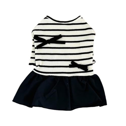 Rdxanc Mädchen Katzen T-Shirt Kostüm Bekleidung Strandkleid Strand gestreifte Weste für Welpen Hunde und Katzen gestreiftes Kleid Rdxanc Mädchen Katzen T-Shirt Kostüm Bekleidung Strandkleid Strand gestreifte Weste für Welpen Hunde und Katzen gestreiftes Kleid von Rdxanc