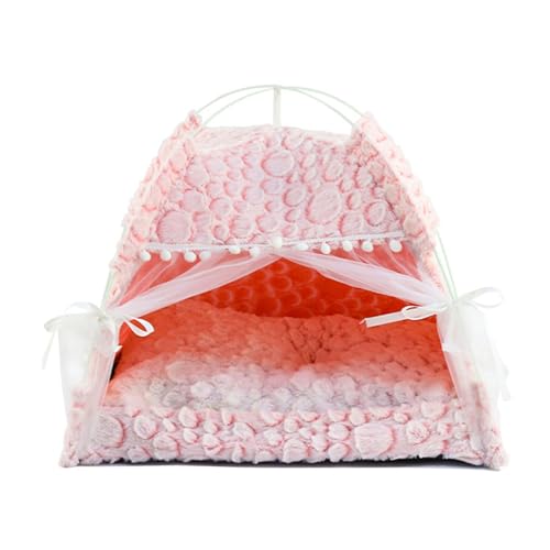 Rdxanc Plushie Pet Tipi Zelt Bequemes Kätzchen Hundebett Abnehmbare Waschbar Tiermatratze für kleine Haustiere Rdxanc Plushie Pet Tipi Zelt Bequemes Kätzchen Hundebett Abnehmbare Waschbar Tiermatratze für kleine Haustiere von Rdxanc