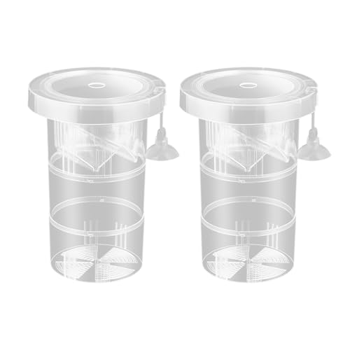 Rdxanc Schwimmende Aquarien Zuchtbox für sicheres Laichen und Braten von Fischen, wiederverwendbar, 2 Stück Rdxanc Schwimmende Aquarien Zuchtbox für sicheres Laichen und Braten von Fischen, wiederverwendbar, 2 Stück von Rdxanc