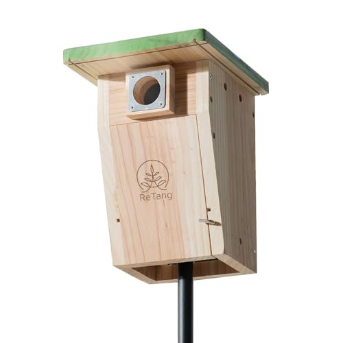 Vogelhäuser aus Holz mit Raubfischschutz, Zedernholz-Häuser für draußen, Nistkasten, Vogelhaus für einfache Reinigung, Wildvogelbeobachtung, Finkenschwalbe, Zaunkönig, Küken Vogelhäuser aus Holz mit Raubfischschutz, Zedernholz-Häuser für draußen, Nistkasten, Vogelhaus für einfache Reinigung, Wildvogelbeobachtung, Finkenschwalbe, Zaunkönig, Küken von ReTang