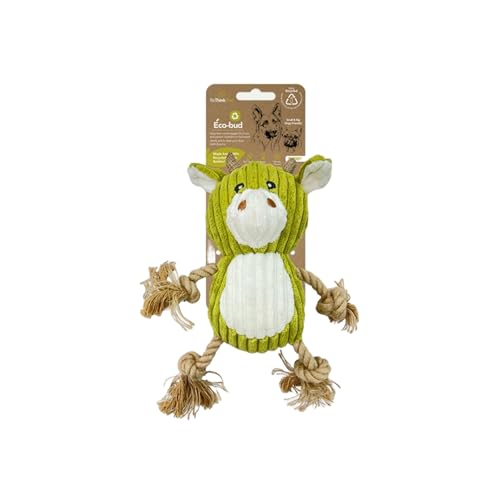 ReThink Pet Eco-Bud Buddy Pet Hundespielzeug, recyceltes Plüsch, quietschendes Hundespielzeug für alle Rassen, Grün ReThink Pet Eco-Bud Buddy Pet Hundespielzeug, recyceltes Plüsch, quietschendes Hundespielzeug für alle Rassen, Grün von ReThink Pet