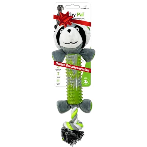 ReThink Pet PlayPal Luna Quietschendes Hundespielzeug, Koala-Seil und Plüsch-Kauspielzeug, recycelbares Welpen-Beißspielzeug, langlebiges und langlebiges Hundespielzeug für aggressive Kauer ReThink Pet PlayPal Luna Quietschendes Hundespielzeug, Koala-Seil und Plüsch-Kauspielzeug, recycelbares Welpen-Beißspielzeug, langlebiges und langlebiges Hundespielzeug für aggressive Kauer von ReThink Pet