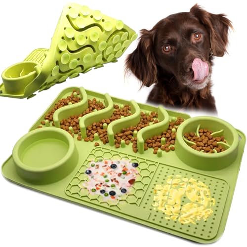 Rea, PuppyJoy Anti-Schling Napfmatte 368919 Green, Fördert langsames Fressen und gesunde Verdauung - 4X30X4CM Rea, PuppyJoy Anti-Schling Napfmatte 368919 Green, Fördert langsames Fressen und gesunde Verdauung - 4X30X4CM von Rea