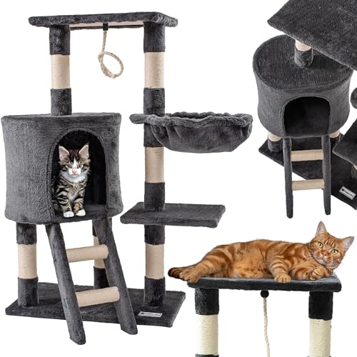 Rea, PuppyJoy Katzenkratzbaum mit Mehreren Ebenen Pj-045 75CmGrey, Spiel, Schlaf und Kletterparadies für Stubentiger - 75X30X75CM Rea, PuppyJoy Katzenkratzbaum mit Mehreren Ebenen Pj-045 75CmGrey, Spiel, Schlaf und Kletterparadies für Stubentiger - 75X30X75CM von Rea