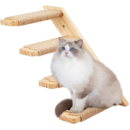 Rea, PuppyJoy Wand-Kletterstufen für Katzen 332496 Beige, Platzsparender Kletterspaß für Ihr Zuhause - 9X20X40CM Rea, PuppyJoy Wand-Kletterstufen für Katzen 332496 Beige, Platzsparender Kletterspaß für Ihr Zuhause - 9X20X40CM von Rea