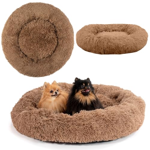 Rea, PuppyJoy Weiches Haustierbett Donut Pj-009 70CmBrown, Bequemer Schlafplatz für kleine und große Fellnasen - 70X70X18CM Rea, PuppyJoy Weiches Haustierbett Donut Pj-009 70CmBrown, Bequemer Schlafplatz für kleine und große Fellnasen - 70X70X18CM von Rea