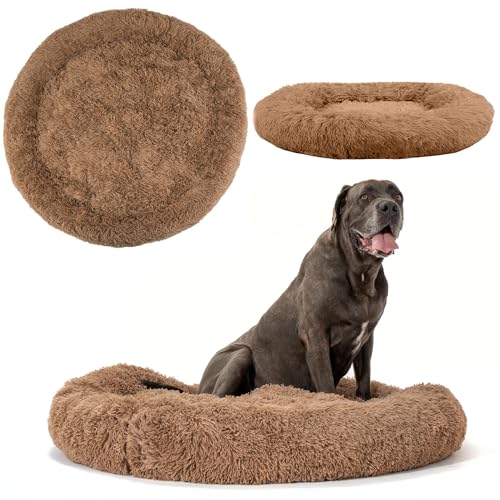Rea, PuppyJoy Weiches Haustierbett Donut Pj-012 120CmBrown, Bequemer Schlafplatz für kleine und große Fellnasen - 12X12X1,8CM Rea, PuppyJoy Weiches Haustierbett Donut Pj-012 120CmBrown, Bequemer Schlafplatz für kleine und große Fellnasen - 12X12X1,8CM von Rea