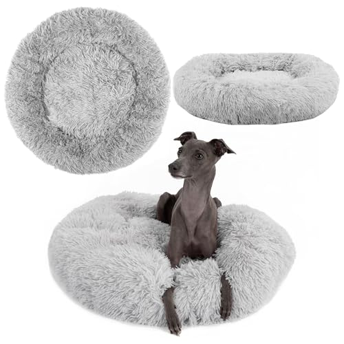 Rea, PuppyJoy Weiches Haustierbett Donut Pj-013 80CmLight Grey, Bequemer Schlafplatz für kleine und große Fellnasen - 80X80X18CM Rea, PuppyJoy Weiches Haustierbett Donut Pj-013 80CmLight Grey, Bequemer Schlafplatz für kleine und große Fellnasen - 80X80X18CM von Rea