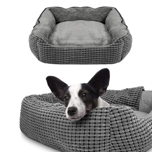 Rea, PuppyJoy Weiches Haustierbett Pj-016 51X48CmGrey, Bequemer Schlafplatz für kleine und große Fellnasen - 48X52X15CM Rea, PuppyJoy Weiches Haustierbett Pj-016 51X48CmGrey, Bequemer Schlafplatz für kleine und große Fellnasen - 48X52X15CM von Rea
