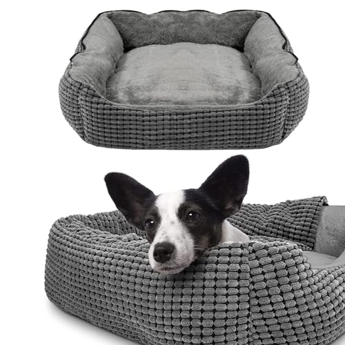 Rea, PuppyJoy Weiches Haustierbett Pj-017 64X53CmGrey, Bequemer Schlafplatz für kleine und große Fellnasen - 53X65X15CM Rea, PuppyJoy Weiches Haustierbett Pj-017 64X53CmGrey, Bequemer Schlafplatz für kleine und große Fellnasen - 53X65X15CM von Rea