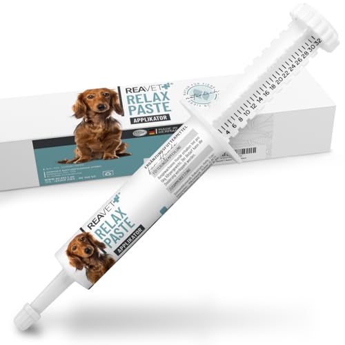 ReaVET Relax Paste für Hunde 30ml Applikator - Hund sekundierend zur Beruhigung I natürliche Paste für Hunde I kein Remedium Beruhigungsmittel ReaVET Relax Paste für Hunde 30ml Applikator - Hund sekundierend zur Beruhigung I natürliche Paste für Hunde I kein Remedium Beruhigungsmittel von ReaVET