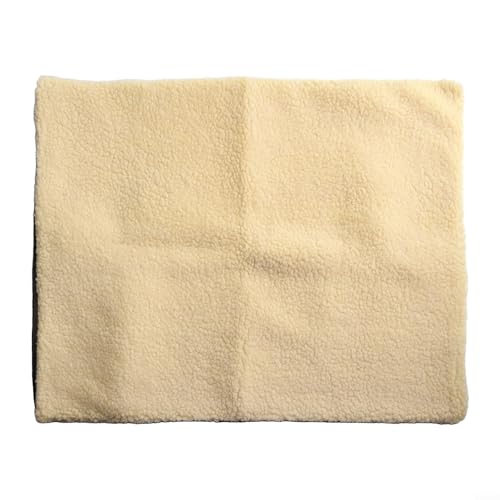 4 Stück Hunde-Thermounterlage, maschinenwaschbar, selbstheizend, feuchtigkeitsbeständig, damit Ihr Haustier den ganzen Tag bequem bleibt (beige) von ReachMall