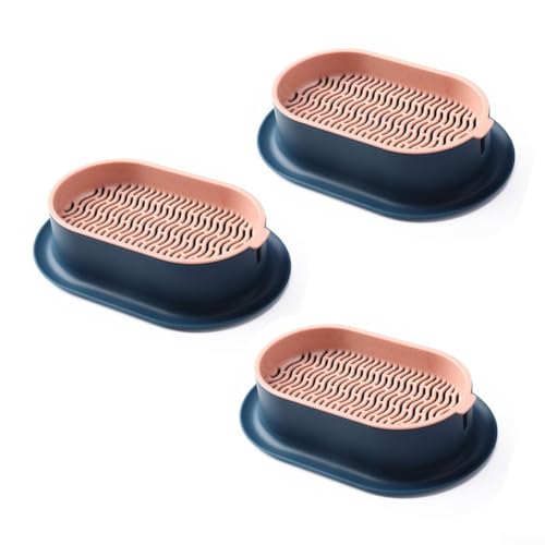 Praktisches Katzengras, einzigartiges Wassertrennungsdesign für einfache Pflege und frisches Graswachstum (Indigo + Pulver) von ReachMall