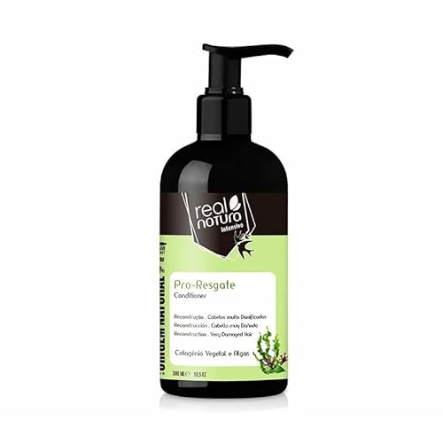 Real Natura - Pro-Resgate Conditioner ohne Salz – repariert und stärkt geschädigtes Haar – weiche und feuchtigkeitsspendende Formel – angereichert mit natürlichen Inhaltsstoffen – 300 ml Real Natura - Pro-Resgate Conditioner ohne Salz – repariert und stärkt geschädigtes Haar – weiche und feuchtigkeitsspendende Formel – angereichert mit natürlichen Inhaltsstoffen – 300 ml von Real Natura