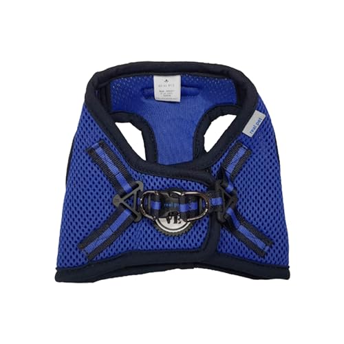 Pet Step In Dog Vest Harness with Padded Mesh No Pull Adjustable All Weather Jacket for Puppy(Royal Blue, L) von Realpet