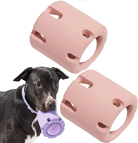 Tennis Tumble Puzzle Toy, Dog Tennis Cup,Dog Puzzle Toys Stress Release Game,Interactive Chew Toys for Dogs for Small and Medium Dogs Puppies,Rosa,2PCS von RebeSCo