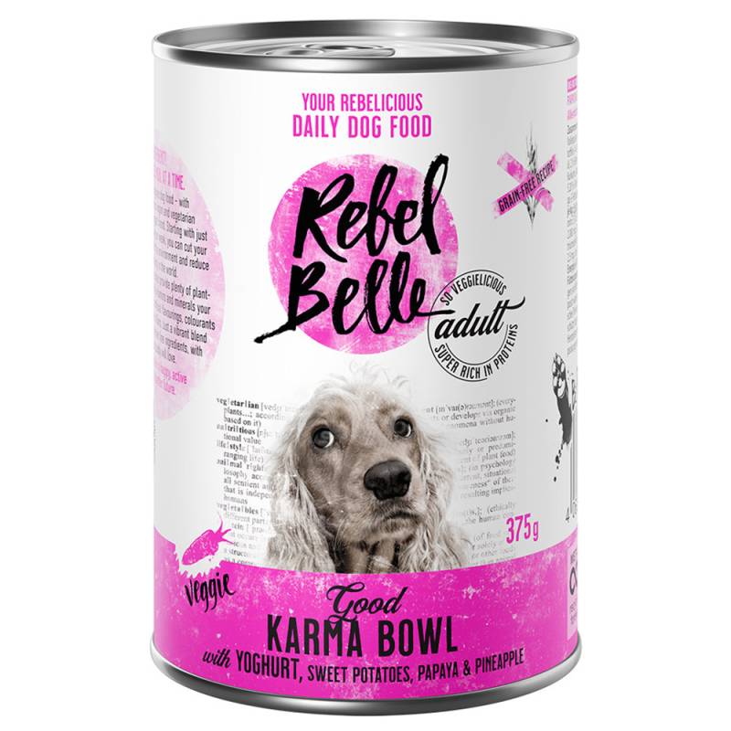15 + 9 gratis! 24 x 375 g /24 x 750 g Rebel Belle   - Good Karma Bowl - veggie (24 x 375 g) von Rebel Belle