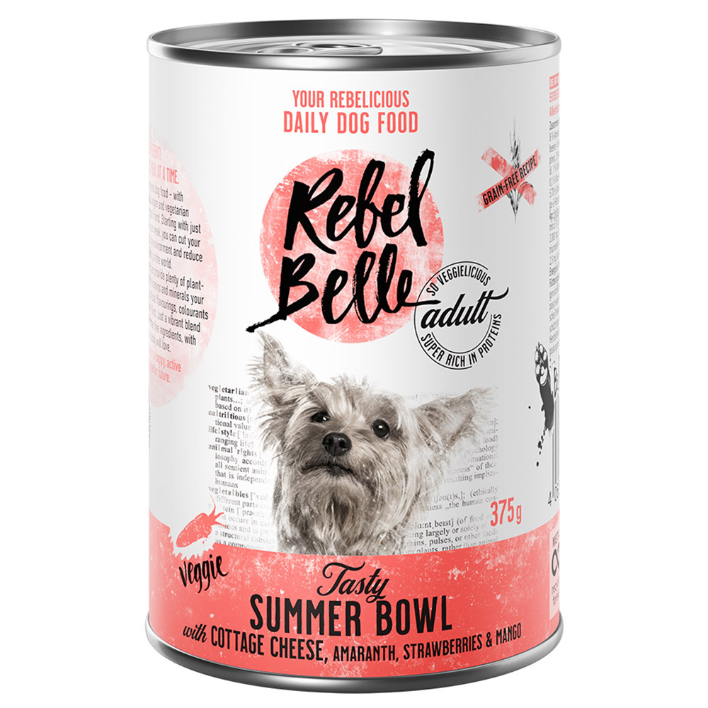 15 + 9 gratis! 24 x 375 g /24 x 750 g Rebel Belle  - Tasty Summer Bowl - veggie (24 x 375 g) von Rebel Belle