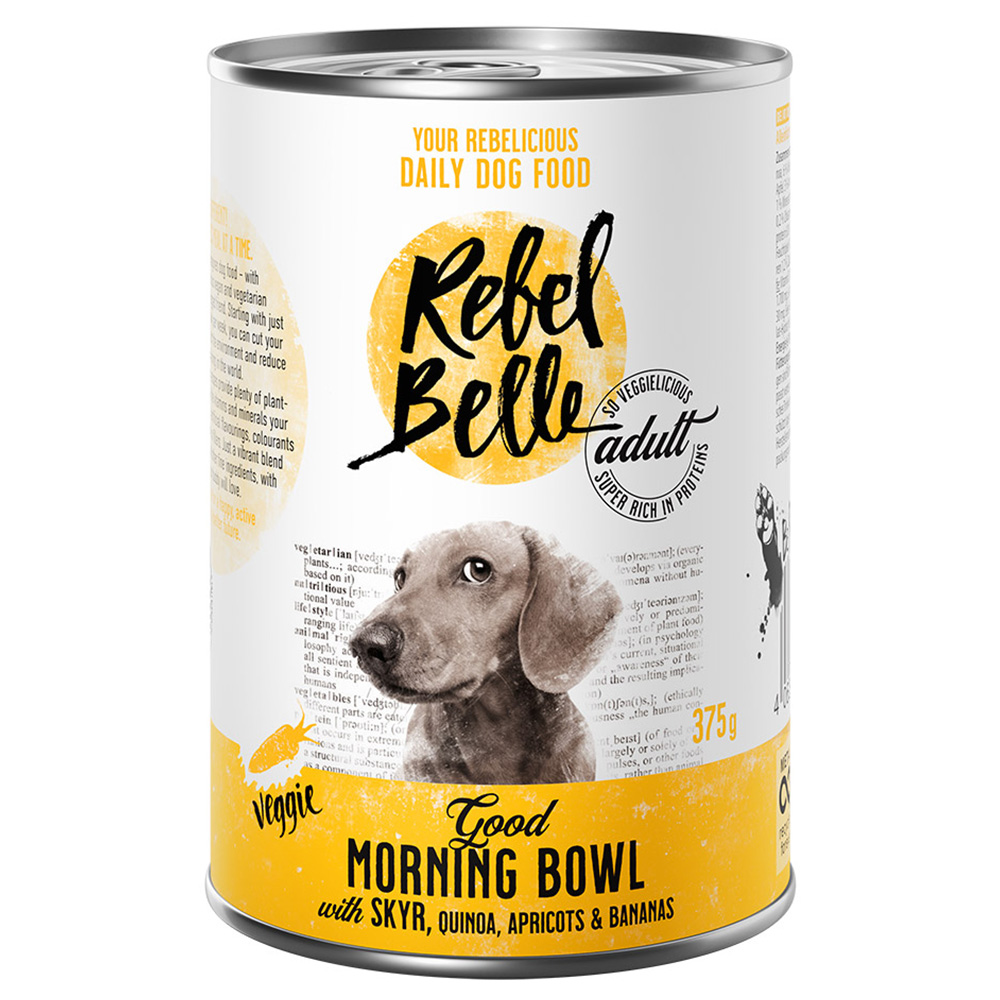 Rebel Belle Adult Good Morning Bowl - veggie 6 x 375 g von Rebel Belle