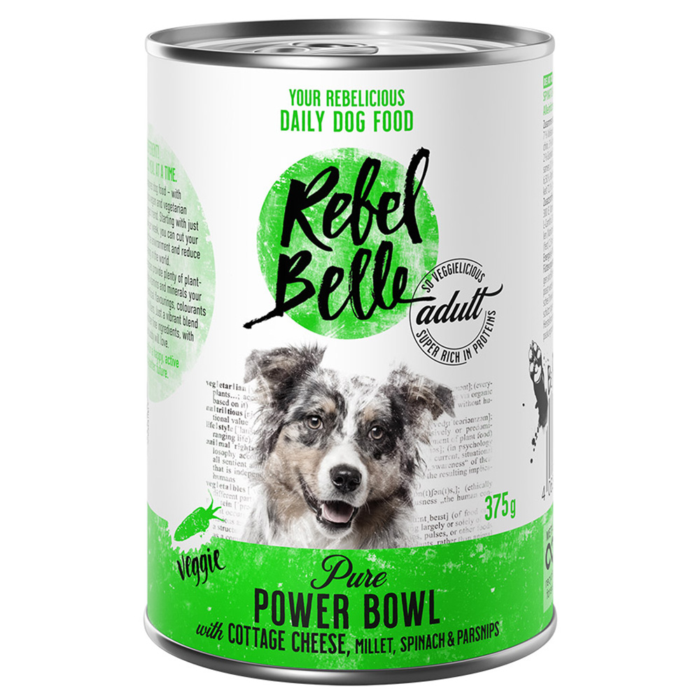 Rebel Belle Adult Pure Power Bowl - veggie 6 x 375 g von Rebel Belle