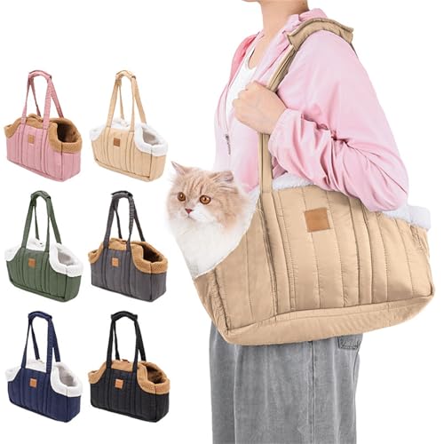 Haustasche Träger Handtasche Haustier Rohr Für Welpen Freien Reisen Tragbare Weiche Schulterhundträger Taschen Für Kleine Hunde von Rebellious