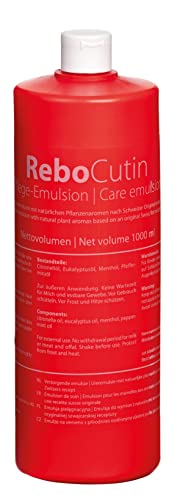 ReboCutin Euter-Emulsion: Tiefenwirksame Euterpflege nach Schweizer Rezept, Kühlend & Regenerierend, Ideal für Rinder, Schafe, Ziegen & Kleintiere 1000 ml von Rebopharm