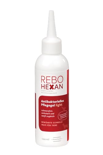 ReboHexan Gel Light 100 ml: Wundgel, Förderung der Wundheilung, Vermeidet Ankleben an Verbänden, Schmerzlose Anwendung, Alkoholfrei, Dermatologisch sicher von Rebohexan