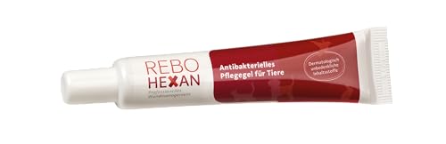 ReboHexan Gel 20 ml für Haustiere: Antibakterielle Wundpflege, Pflegt und reinigt die Haut und unterstützt eine hygienische Umgebung, Hautfreundlich, Einfach anzuwenden von Rebohexan