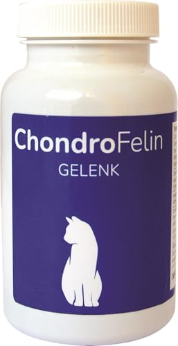 ChondroFelin Gelenkunterstützungs-Kautabletten für Katzen: Mit Grünlippmuschel, Teufelskralle, Chondroitinsulfat & MSM, Morgens & Abends von Rebopharm