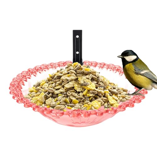 Rechory Vogeltränke, Vogeltränke, Wandhalterung, Gartenschüssel, 22,9 cm, -inspiriertes Becken, hängende Dekoration für Kolibri, Terrasse, , Balkon Rechory Vogeltränke, Vogeltränke, Wandhalterung, Gartenschüssel, 22,9 cm, -inspiriertes Becken, hängende Dekoration für Kolibri, Terrasse, , Balkon von Rechory
