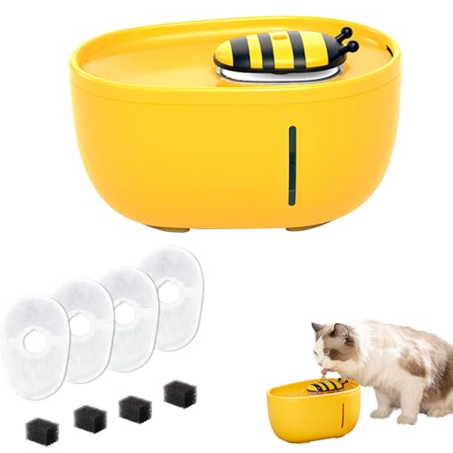 Katzenbrunnen mit Automatischer Zirkulationsfilter, Leiser Trinkbrunnen für Katze und Hund, Inkl. 4 Ersatzfilter und 4 Schwammpacks, Wasserspender für Katze Hund (Trinkbrunnen + 4 Filterelemente, L) Katzenbrunnen mit Automatischer Zirkulationsfilter, Leiser Trinkbrunnen für Katze und Hund, Inkl. 4 Ersatzfilter und 4 Schwammpacks, Wasserspender für Katze Hund (Trinkbrunnen + 4 Filterelemente, L) von Recitem