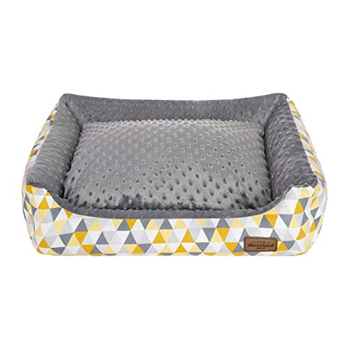 Recobed Hundebett Katzenbett Aral Grau für Haustiere Verschiedene Größen S (65x50cm) von Recobed