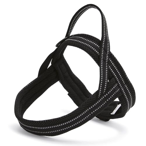 Record Hundegeschirr Dolomiti – Farbe Schwarz – Größe XS – Umfang 48–56 cm – Material: Nylon geflochten mit reflektierenden 3M ScotchLite Bändern Record Hundegeschirr Dolomiti – Farbe Schwarz – Größe XS – Umfang 48–56 cm – Material: Nylon geflochten mit reflektierenden 3M ScotchLite Bändern von Record