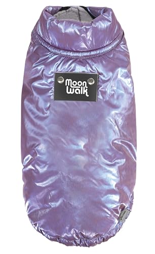 Moonwalk Regenmantel für Hunde mit extra Polsterung, Klettverschluss und Leinen-Loch. Schützt vor Regen und Kälte, verstellbare Passform | Violett, S Moonwalk Regenmantel für Hunde mit extra Polsterung, Klettverschluss und Leinen-Loch. Schützt vor Regen und Kälte, verstellbare Passform | Violett, S von Record