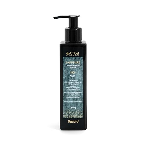 Record - Ambel restrukturierende und voluminöse Creme mit Keratin für Hunde. Verleiht dem Fell Volumen und extremen Glanz. Ideal für Kurze und Lange Haare | Made in Italy, 200 ml von Record