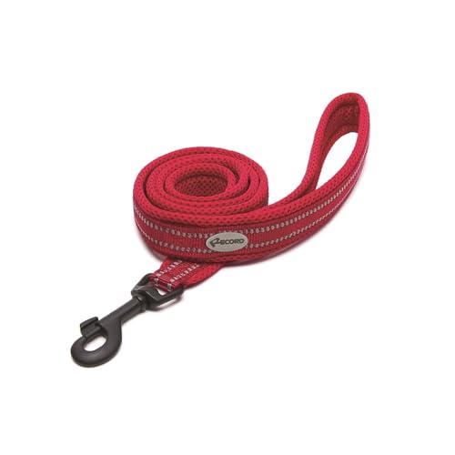 Record Hundeleine Atlas mit 3M Scotchlite-Reflektoren | Farbe Rot, Breite 2 cm, Länge 110 cm Record Hundeleine Atlas mit 3M Scotchlite-Reflektoren | Farbe Rot, Breite 2 cm, Länge 110 cm von Record