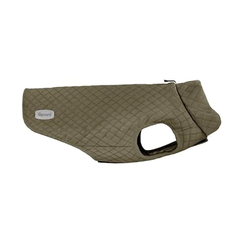 Record - Brandy Hundemantel. Hundemantel mit Klettverschluss und verstellbaren Gummibändern für Pfoten. Warmer und bequemer Wintermantel für Hunde | Dunkelgrün, M, Rückenlänge 40 cm Record - Brandy Hundemantel. Hundemantel mit Klettverschluss und verstellbaren Gummibändern für Pfoten. Warmer und bequemer Wintermantel für Hunde | Dunkelgrün, M, Rückenlänge 40 cm von Record