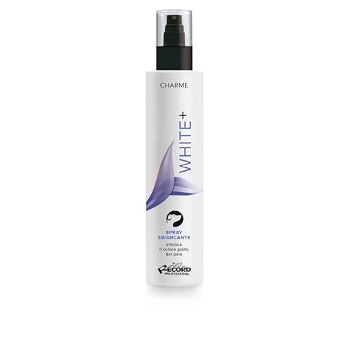 Record Charme Conditioner White+ Anti-Gelb-Aufhellungsspray für Hunde mit weißem Fell. Professionelles Spray mit Baumwolle und Kokosnussöl.| Hergestellt in Italien, 250 ml Record Charme Conditioner White+ Anti-Gelb-Aufhellungsspray für Hunde mit weißem Fell. Professionelles Spray mit Baumwolle und Kokosnussöl.| Hergestellt in Italien, 250 ml von Record