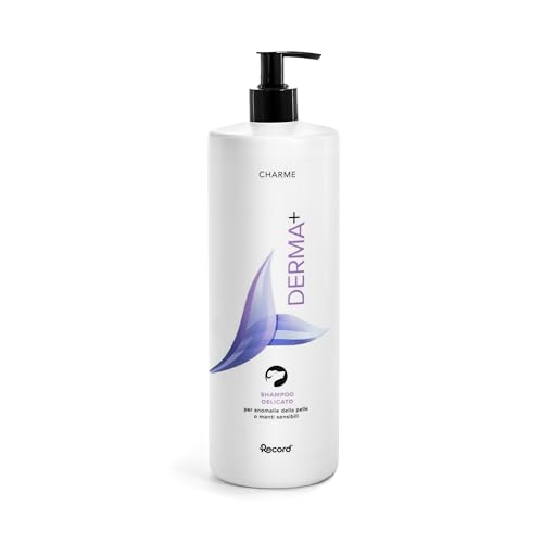 Record Charme Derma+ Delicate Shampoo für Hunde; Ideal für kurzes und rasiertes Fell sowie empfindliche Haut; Professionelles Hundeshampoo mit Teebaumöl. Hergestellt in Italien, 1 l Record Charme Derma+ Delicate Shampoo für Hunde; Ideal für kurzes und rasiertes Fell sowie empfindliche Haut; Professionelles Hundeshampoo mit Teebaumöl. Hergestellt in Italien, 1 l von Record