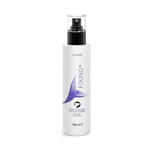 Record Charme Fixing+ Volumenspray für Hunde, professionelles Haarspray mit Cranberry-Extrakt mit Lichteffekt und extra Volumen, hergestellt in Italien, 250 ml von Record