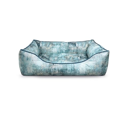 Record - Cozy Green Hunde- und Katzenbett aus recyceltem PET - Gepolstertes Tierbett mit Rutschfester Unterseite und herausnehmbarem Kissen - Rechteckiges Kissen für Hunde und Katzen | S - 61 x 48 cm Record - Cozy Green Hunde- und Katzenbett aus recyceltem PET - Gepolstertes Tierbett mit Rutschfester Unterseite und herausnehmbarem Kissen - Rechteckiges Kissen für Hunde und Katzen | S - 61 x 48 cm von Record