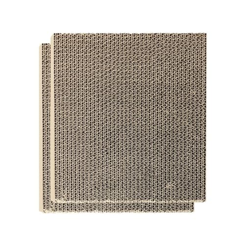Record Ersatzkarton Kratzbaum Pagoda Beidseitig Verwendbar 2er Packung | Farbe Havanna, 40,5 x 30 x 7,4 cm und 40,5 x 30 x 2 cm von Record