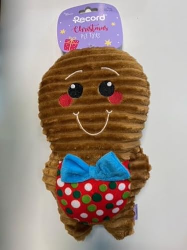 Record Gingerone-Lebkuchen-Quietscher, 32 cm, geeignet für mittelgroße und große Hunde Record Gingerone-Lebkuchen-Quietscher, 32 cm, geeignet für mittelgroße und große Hunde von Record