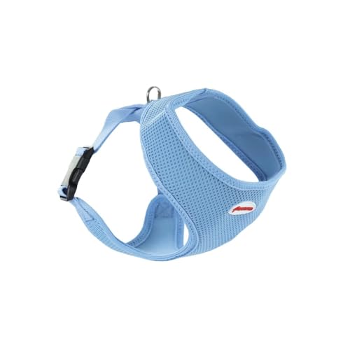 Record Hundegeschirr Fast Dog aus weichem, flexiblem und atmungsaktivem Nylon mit Metallbefestigung | Farbe Blau, Größe 2XS, Umfang 18-23 cm Record Hundegeschirr Fast Dog aus weichem, flexiblem und atmungsaktivem Nylon mit Metallbefestigung | Farbe Blau, Größe 2XS, Umfang 18-23 cm von Record