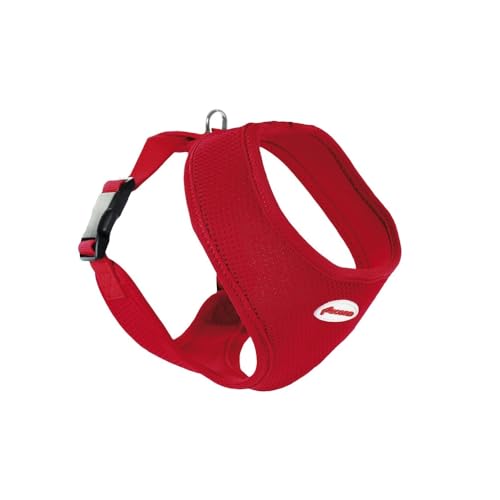 Record Hundegeschirr Fast Dog aus weichem Nylon, atmungsaktiv, flexibel | Farbe Rot, Größe 2XS, Umfang 18-23 cm Record Hundegeschirr Fast Dog aus weichem Nylon, atmungsaktiv, flexibel | Farbe Rot, Größe 2XS, Umfang 18-23 cm von Record